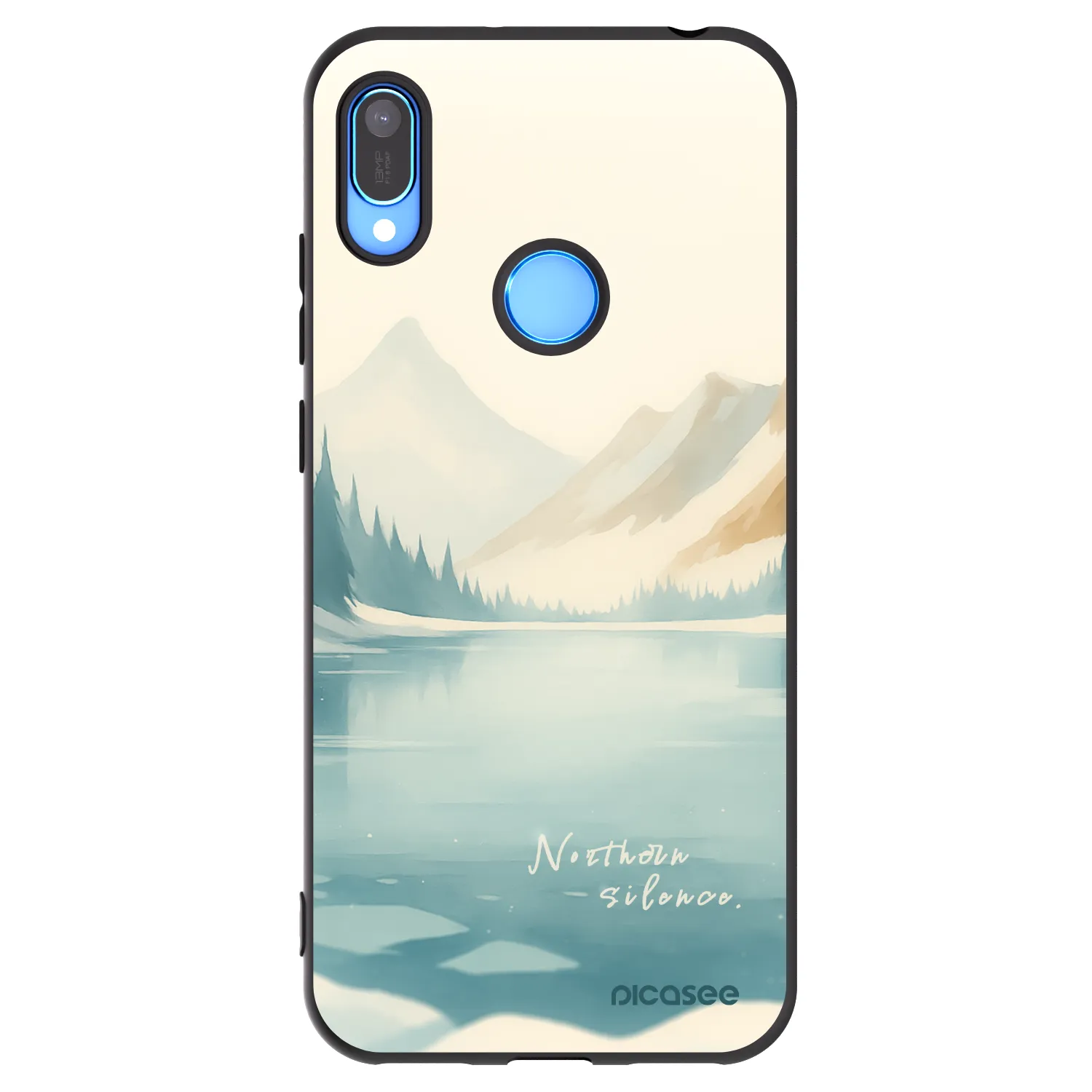 Picasee silikonový černý obal pro Huawei Y6 2019 - NOTHERN SILENCE