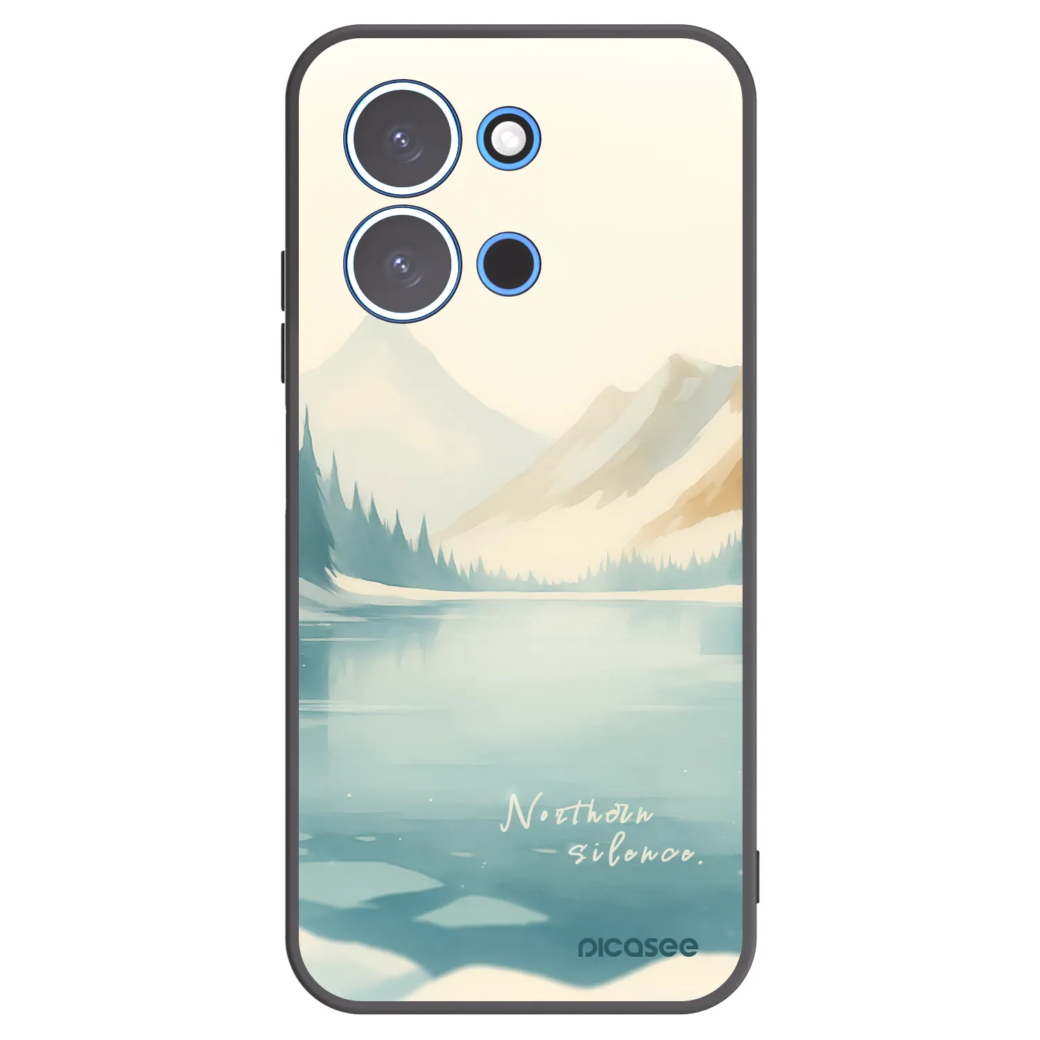 Picasee silikonový černý obal pro Xiaomi Redmi 15C 4G - NOTHERN SILENCE