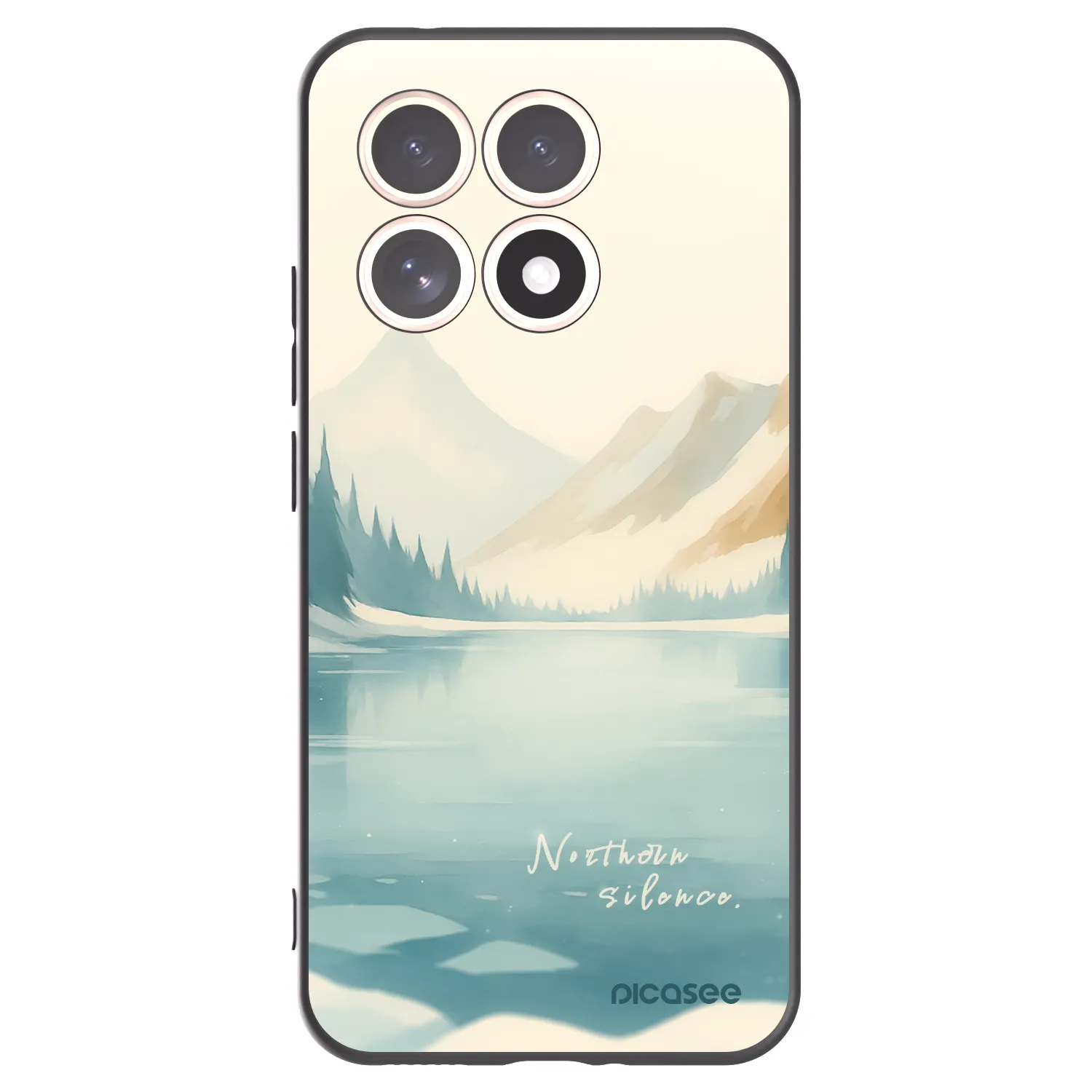 Picasee silikonový černý obal pro Xiaomi 15T - NOTHERN SILENCE