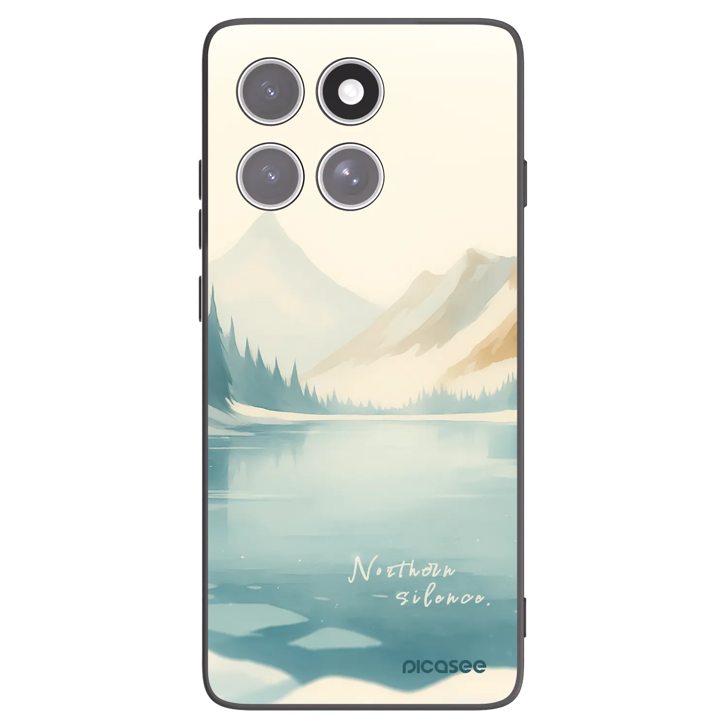Picasee silikonový černý obal pro Motorola Edge 60 Fusion - NOTHERN SILENCE