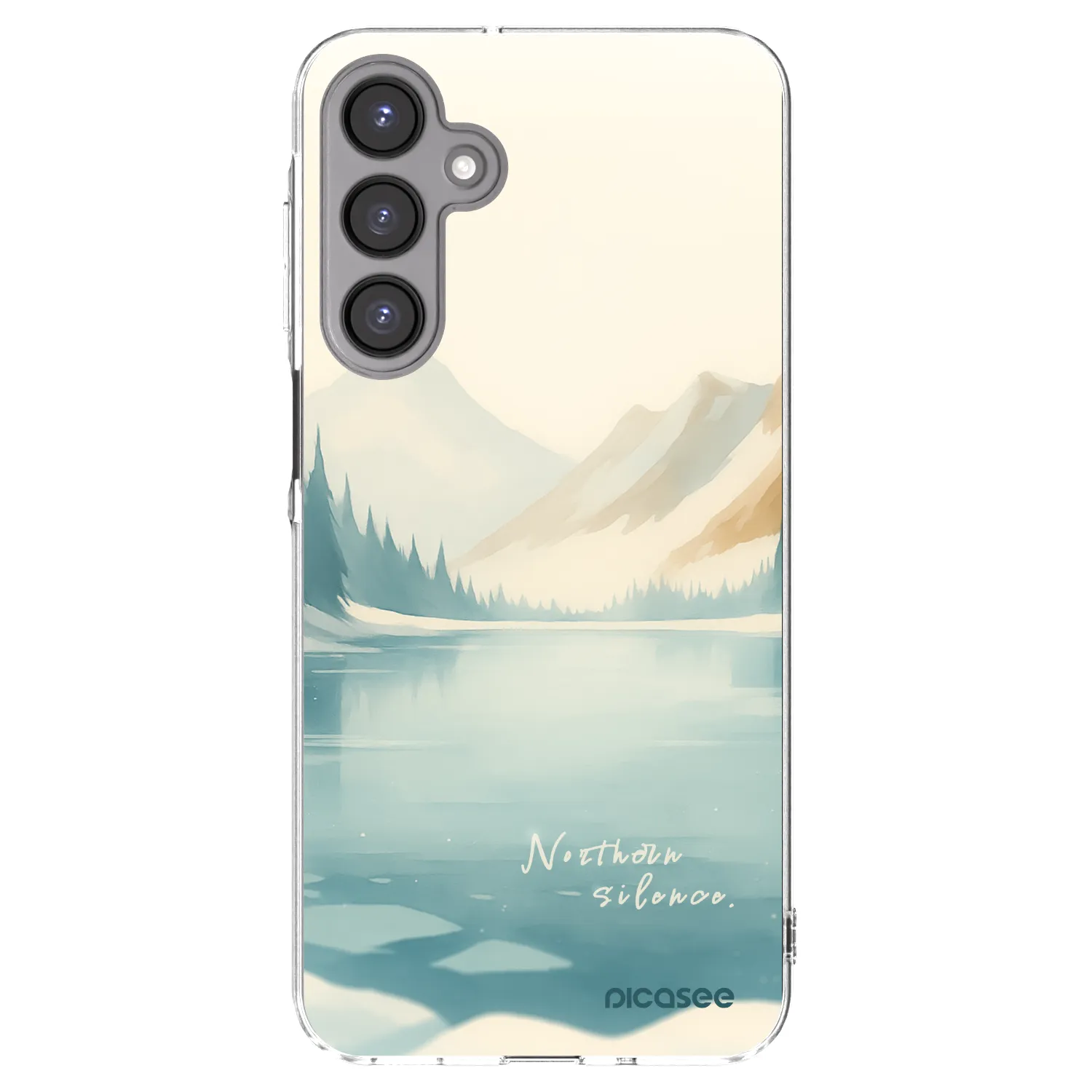 Picasee silikonový průhledný obal pro Samsung Galaxy A16 4G - NOTHERN SILENCE