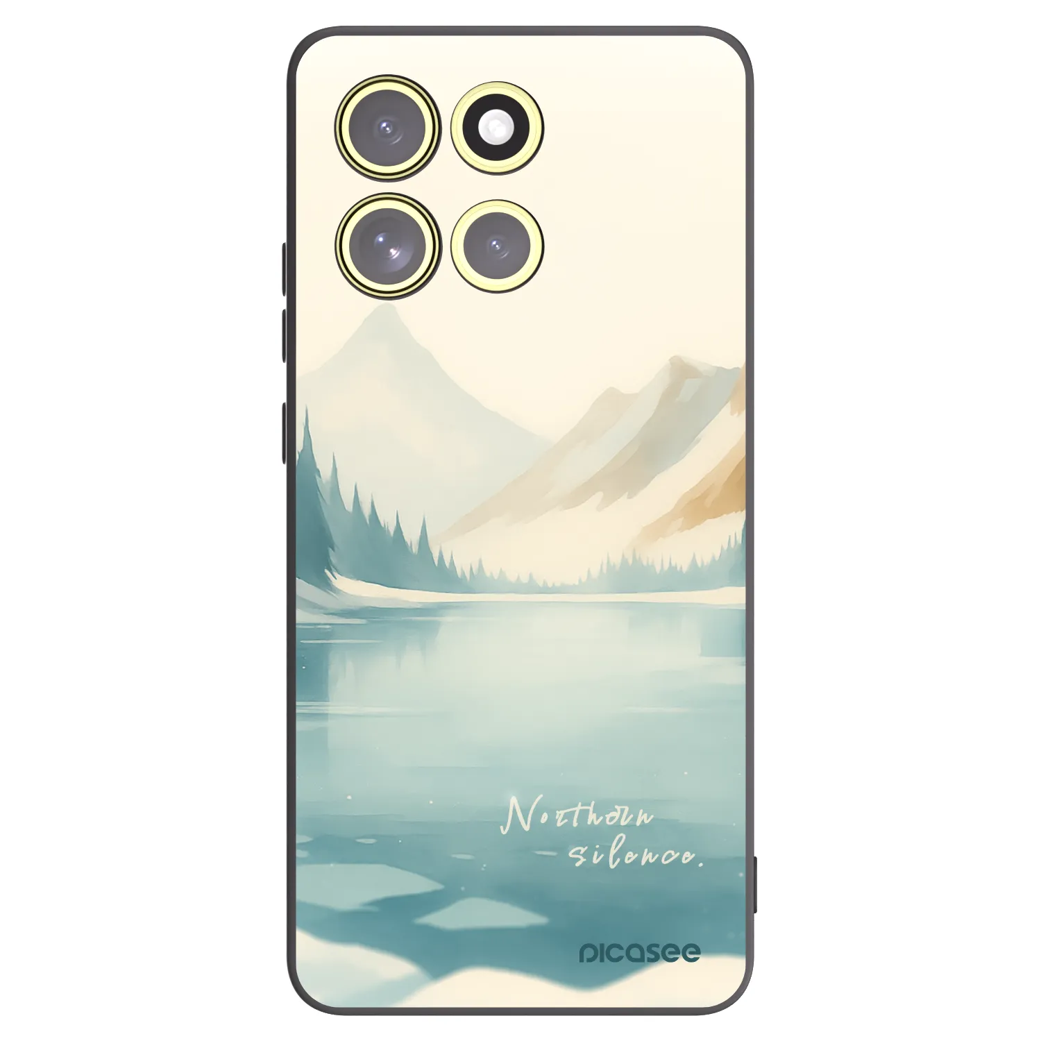 Picasee silikonový černý obal pro Motorola Moto G86 Power 5G - NOTHERN SILENCE