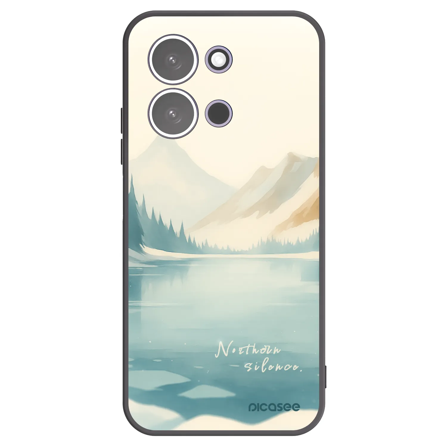 Picasee silikonový černý obal pro Xiaomi Redmi 15C 5G - NOTHERN SILENCE