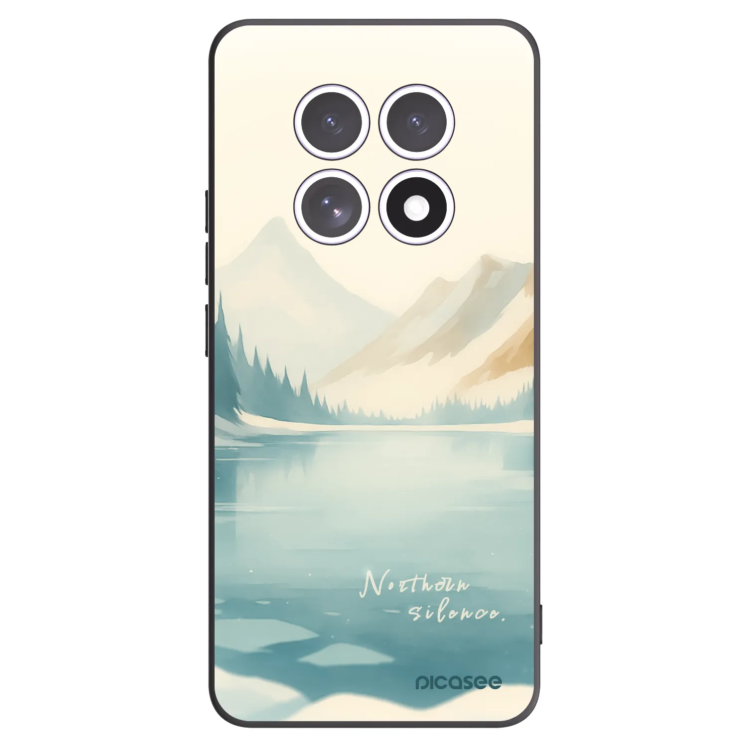 Picasee silikonový černý obal pro Xiaomi Redmi Note 15 5G - NOTHERN SILENCE