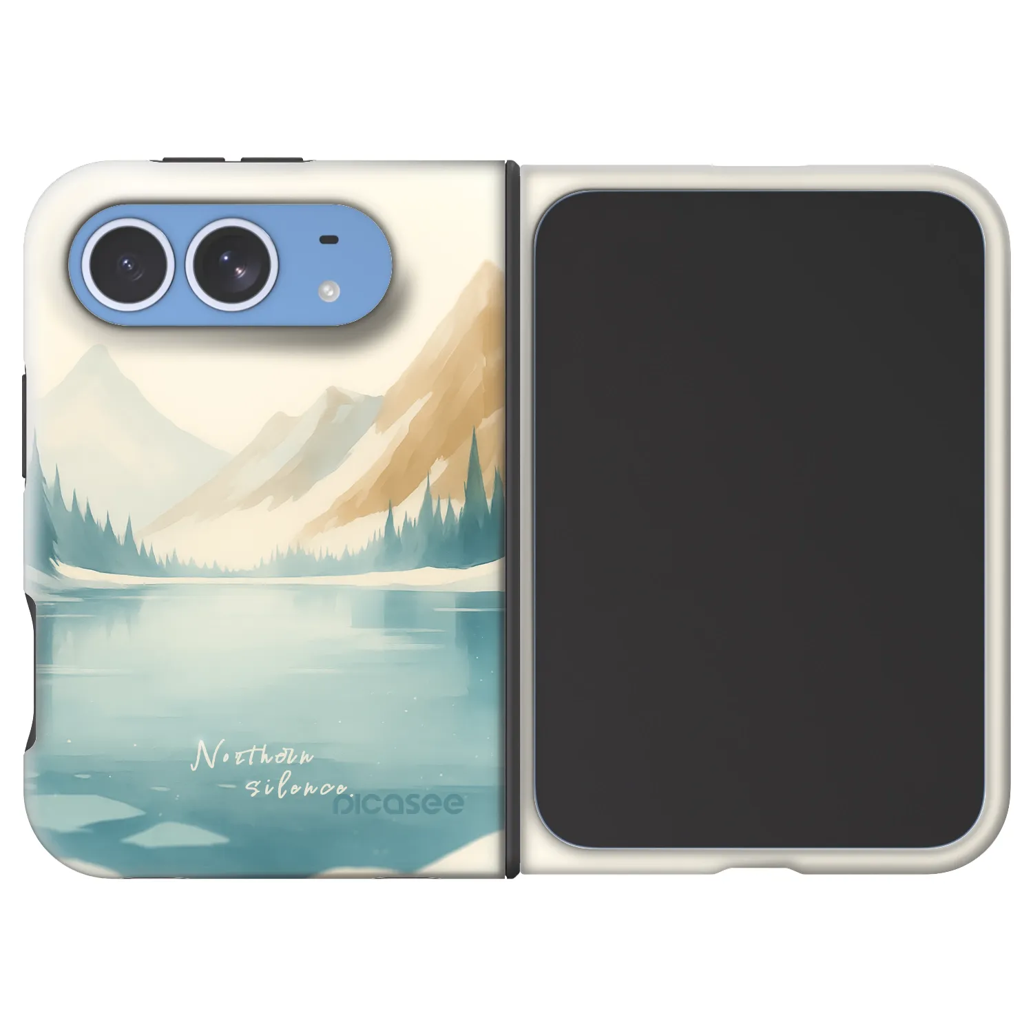 Picasee Fashion Case MagSafe Apple iPhone Duo - NOTHERN SILENCE