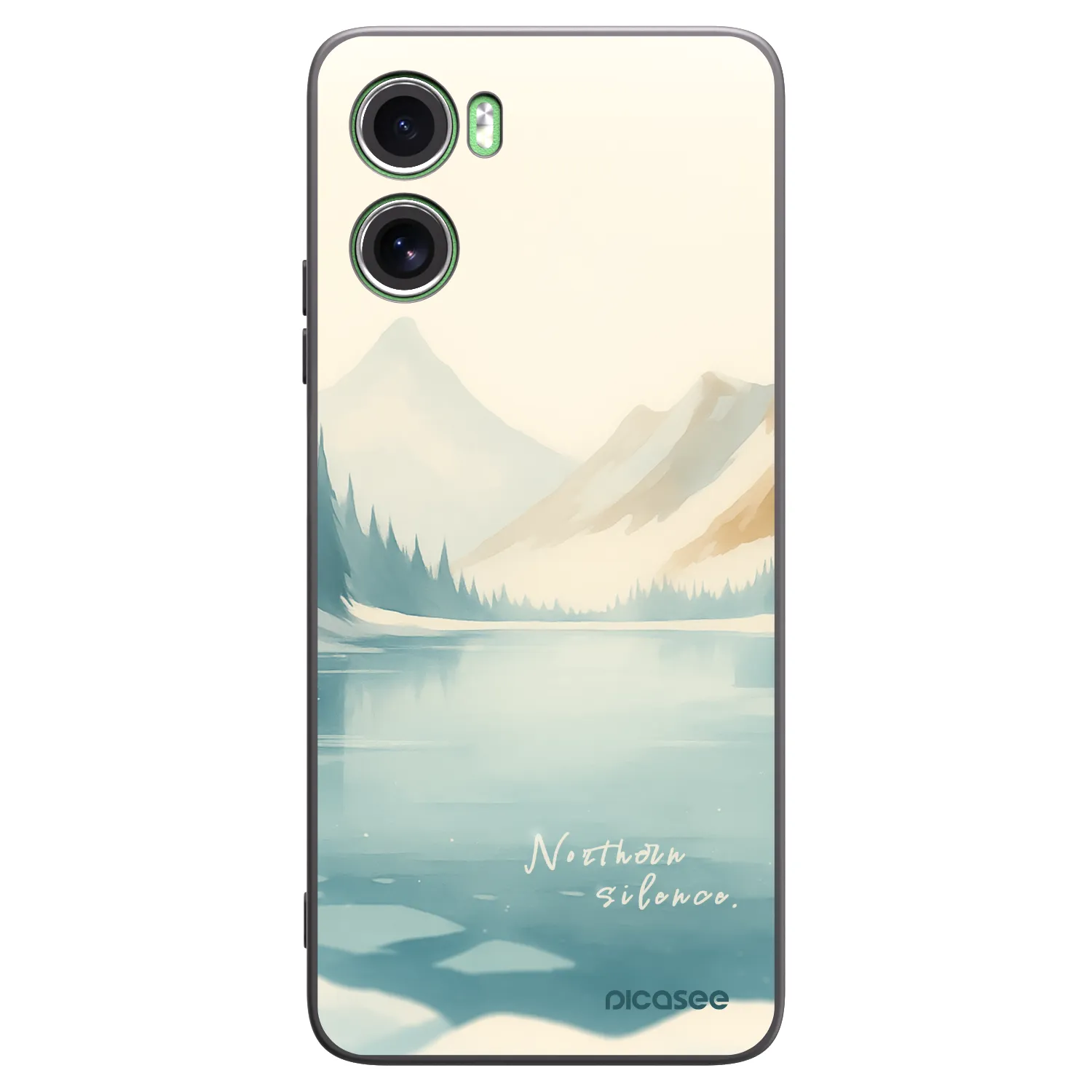 Picasee silikonový černý obal pro Motorola Moto G06 - NOTHERN SILENCE