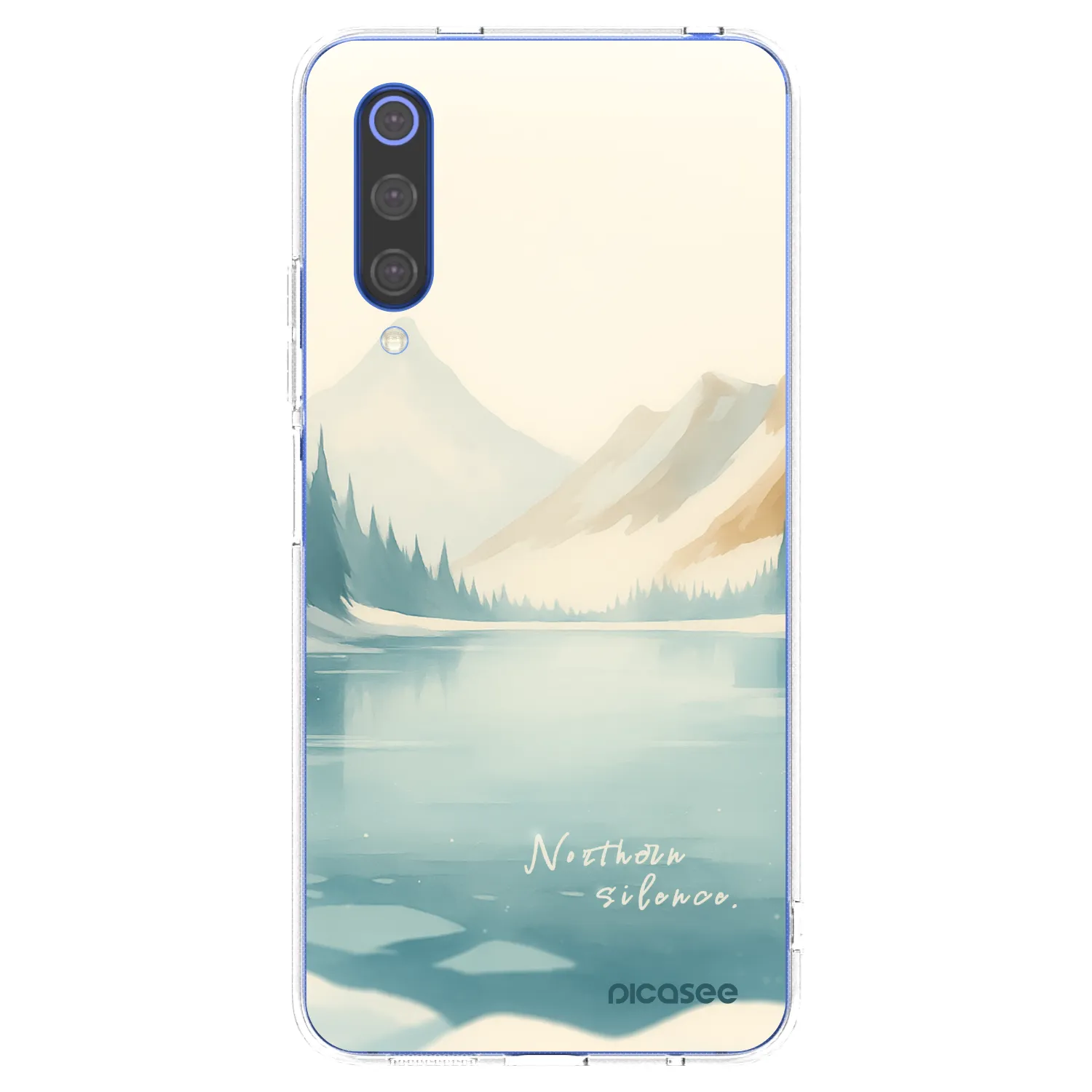 Picasee silikonový průhledný obal pro Xiaomi Mi 9 SE - NOTHERN SILENCE