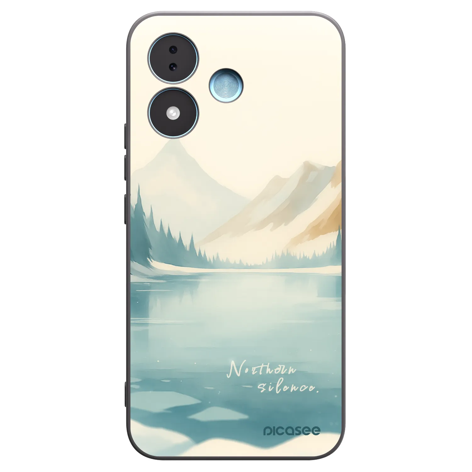 Picasee silikonový černý obal pro Xiaomi Redmi Note 17 5G - NOTHERN SILENCE