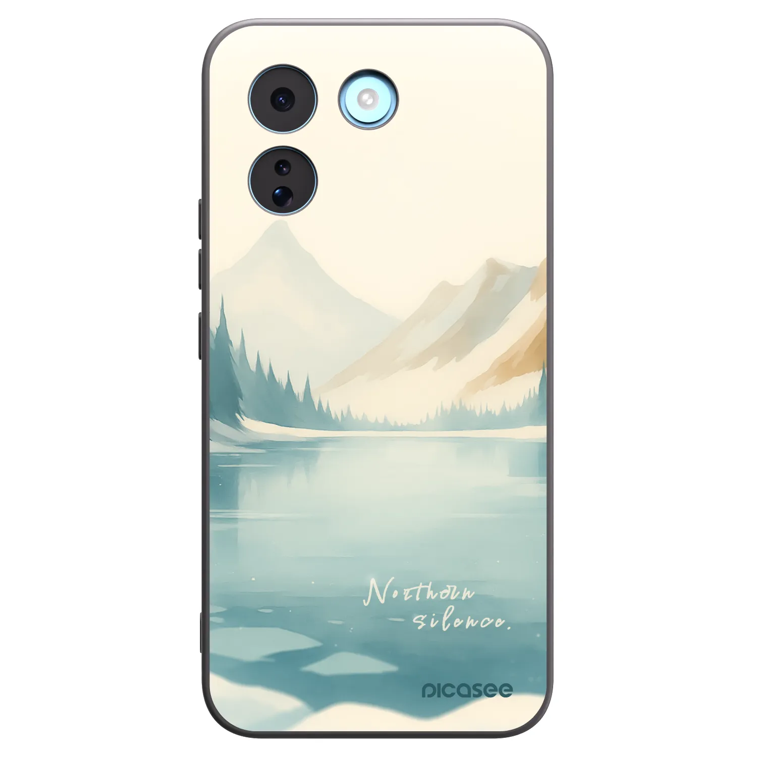 Picasee silikonový černý obal pro Xiaomi Redmi Note 17 Pro MAX 5G - NOTHERN SILENCE