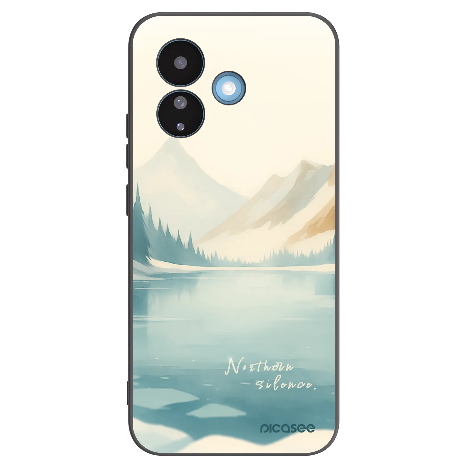 Picasee silikonový černý obal pro Xiaomi Redmi Note 17 Pro 5G - NOTHERN SILENCE