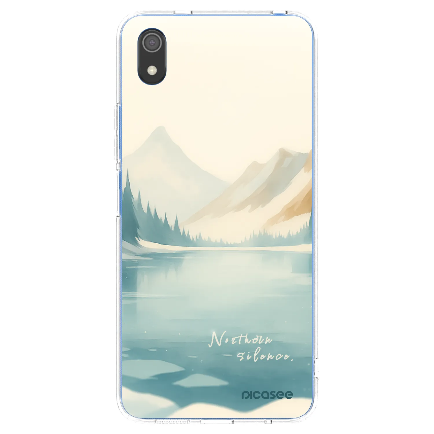 Picasee silikonový průhledný obal pro Xiaomi Redmi 7A - NOTHERN SILENCE