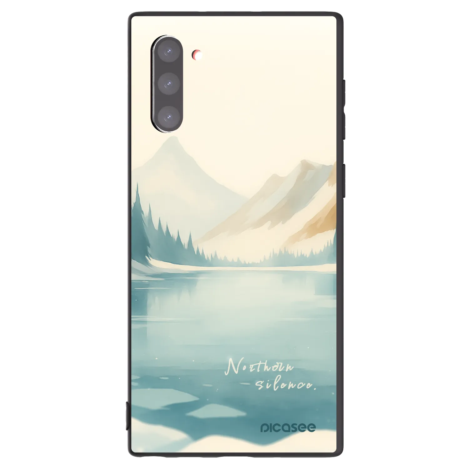 Picasee silikonový černý obal pro Samsung Galaxy Note 10 N970F - NOTHERN SILENCE