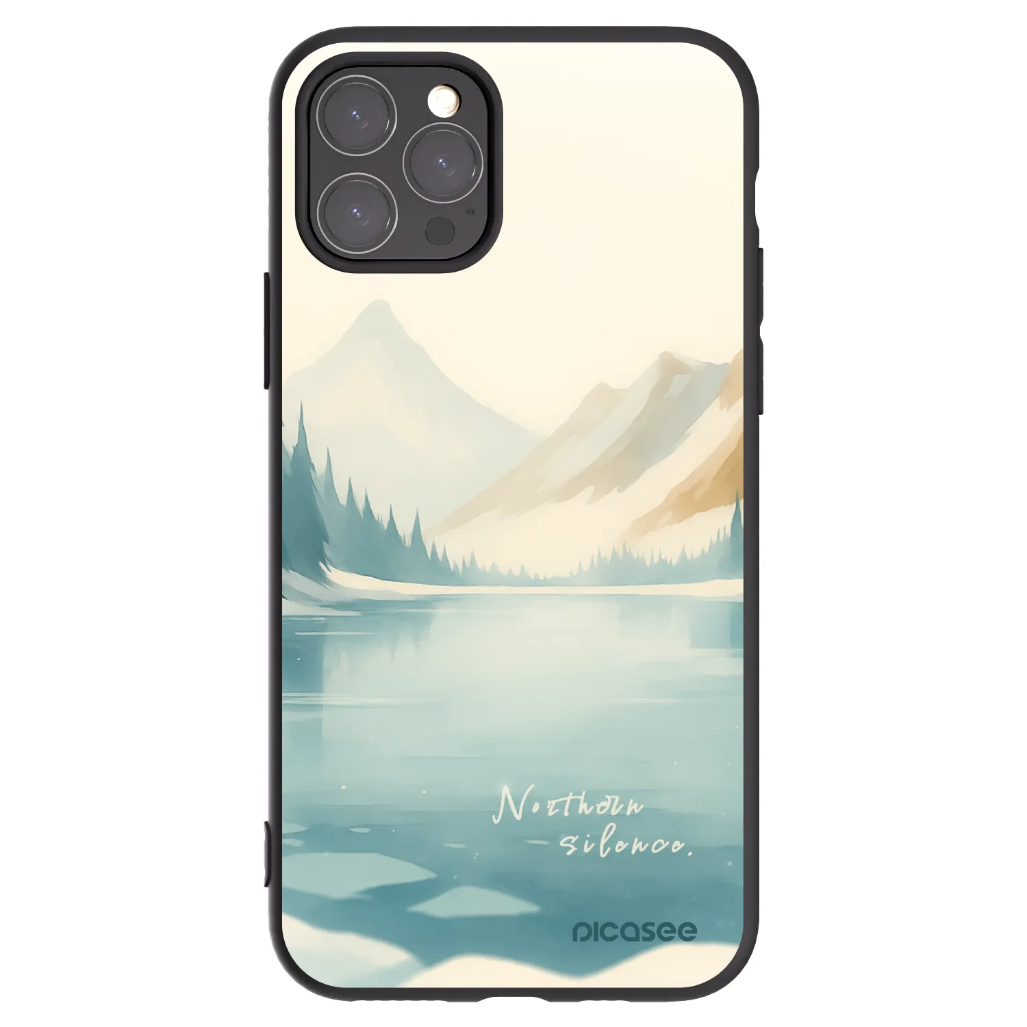Picasee silikonový černý obal pro Apple iPhone 11 Pro - NOTHERN SILENCE
