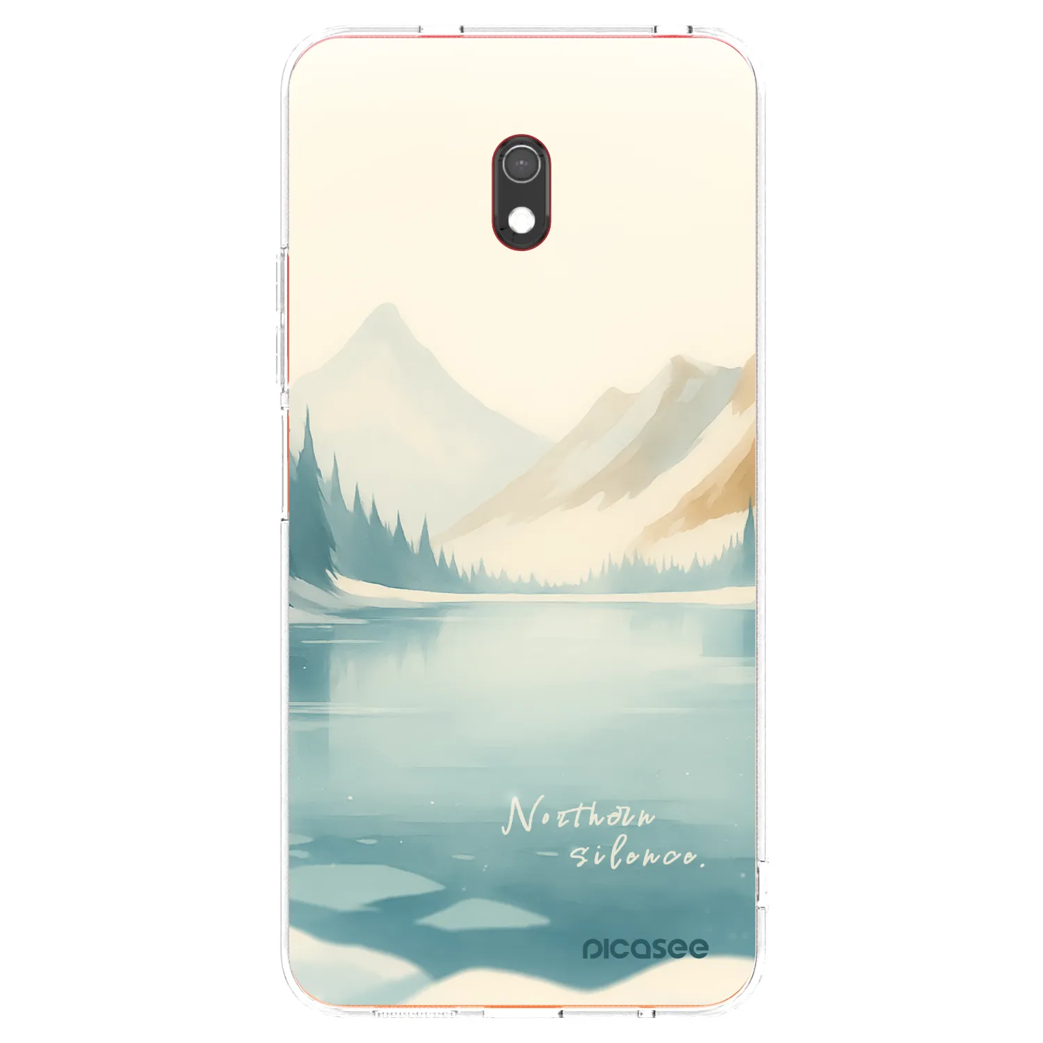 Picasee silikonový průhledný obal pro Xiaomi Redmi 8A - NOTHERN SILENCE