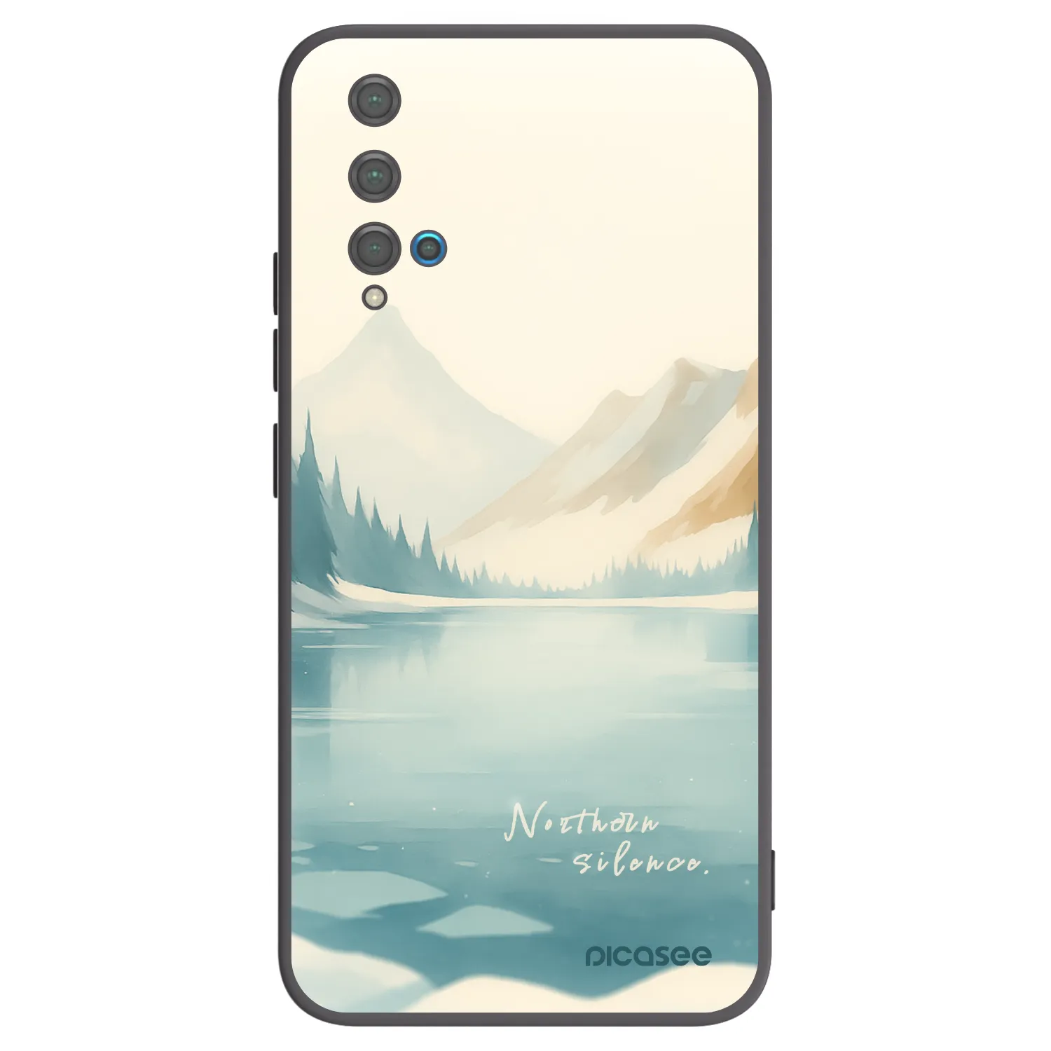 Picasee silikonový černý obal pro Huawei Nova 5T - NOTHERN SILENCE