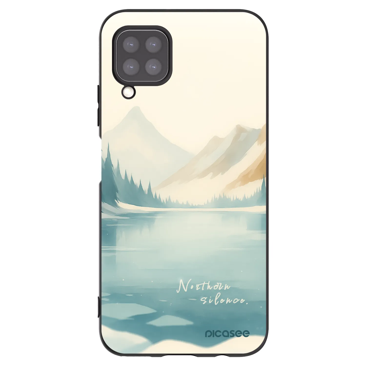 Picasee silikonový černý obal pro Huawei P40 Lite - NOTHERN SILENCE