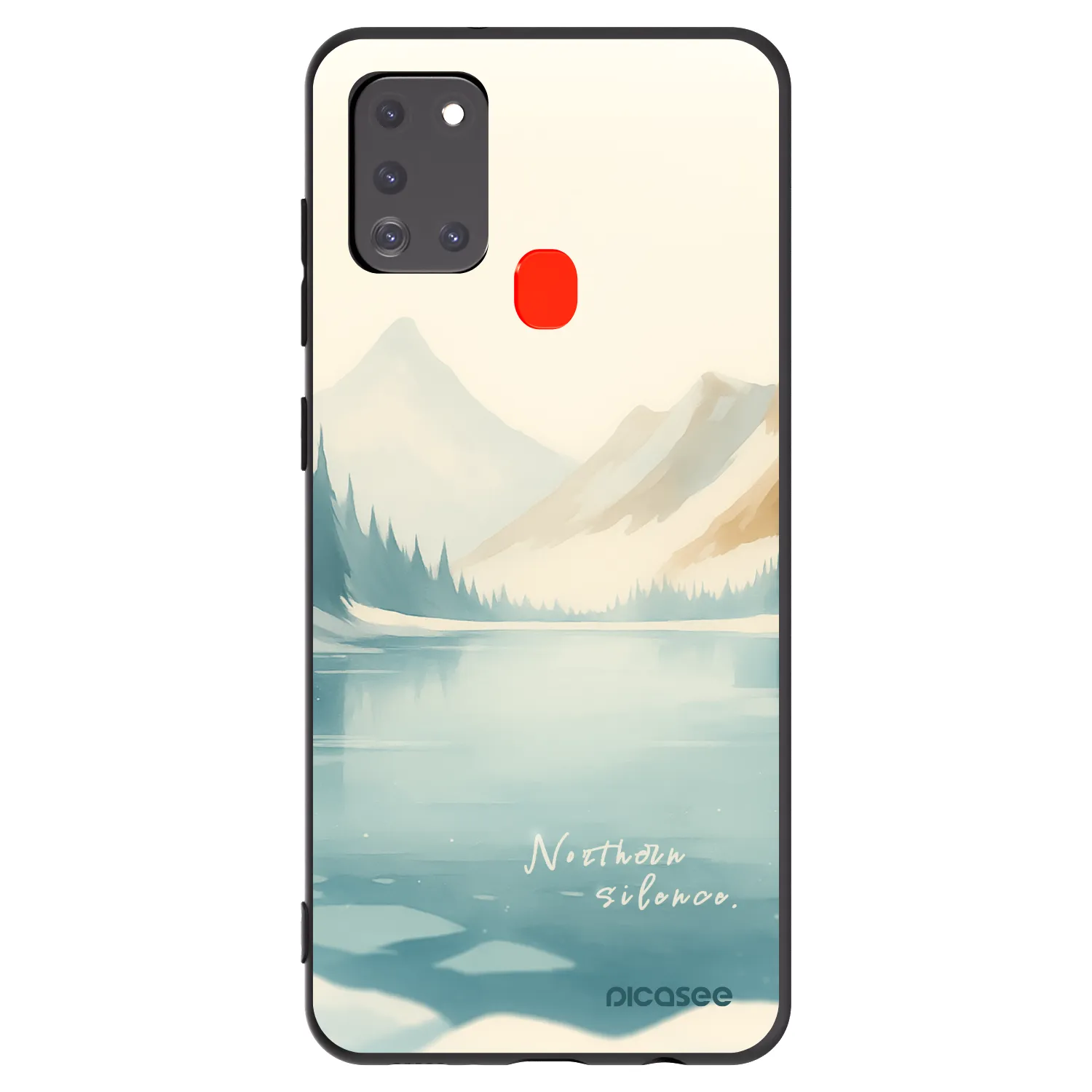 Picasee silikonový černý obal pro Samsung Galaxy A21s - NOTHERN SILENCE