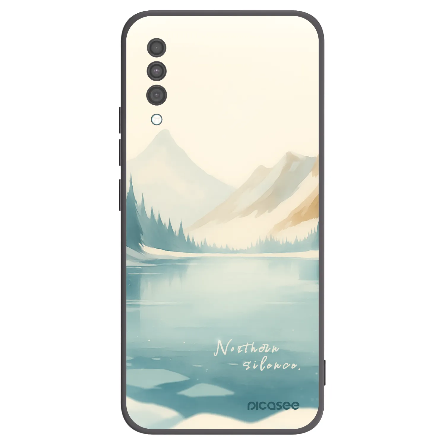 Picasee silikonový černý obal pro Samsung Galaxy A30s A307F - NOTHERN SILENCE