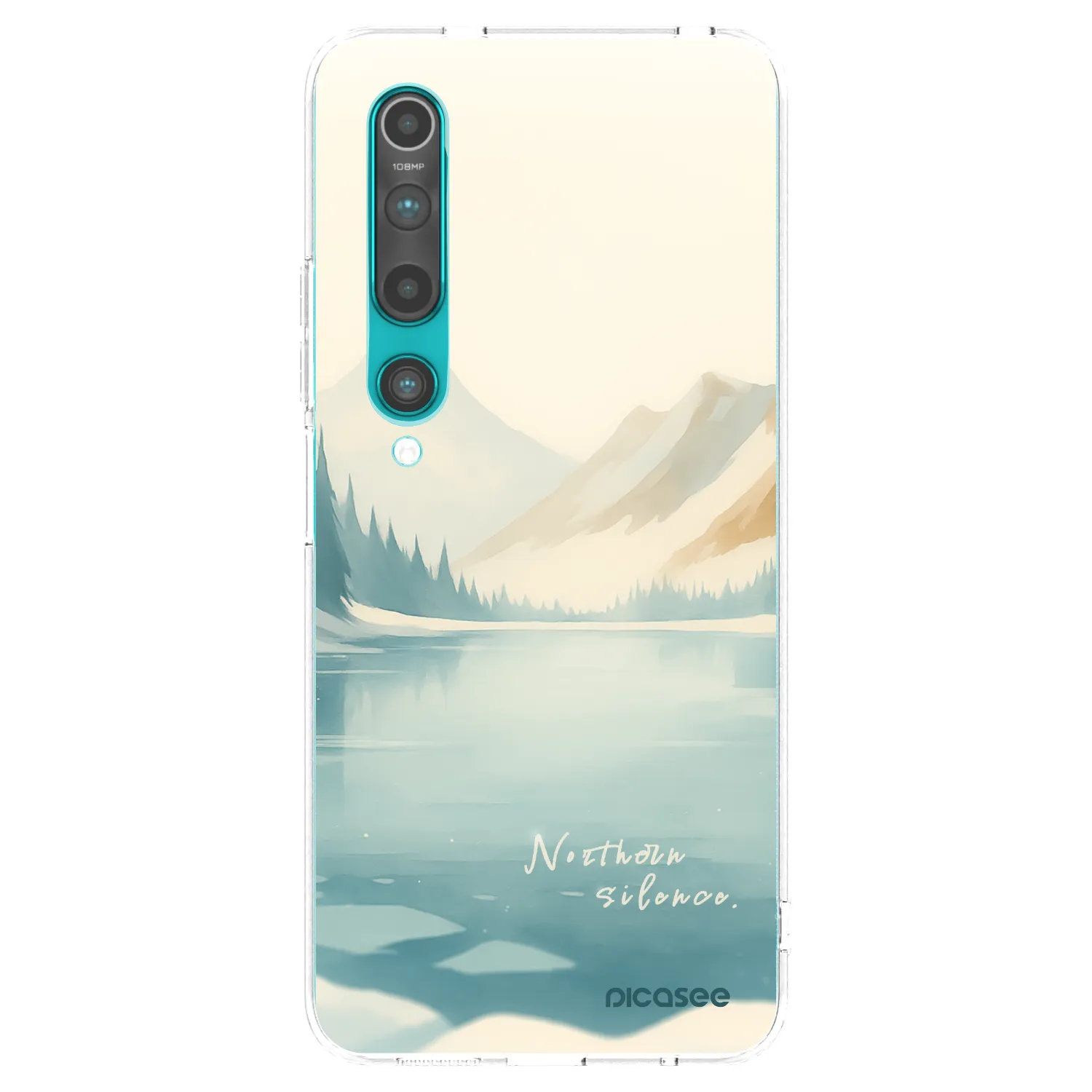 Picasee silikonový průhledný obal pro Xiaomi Mi 10 - NOTHERN SILENCE