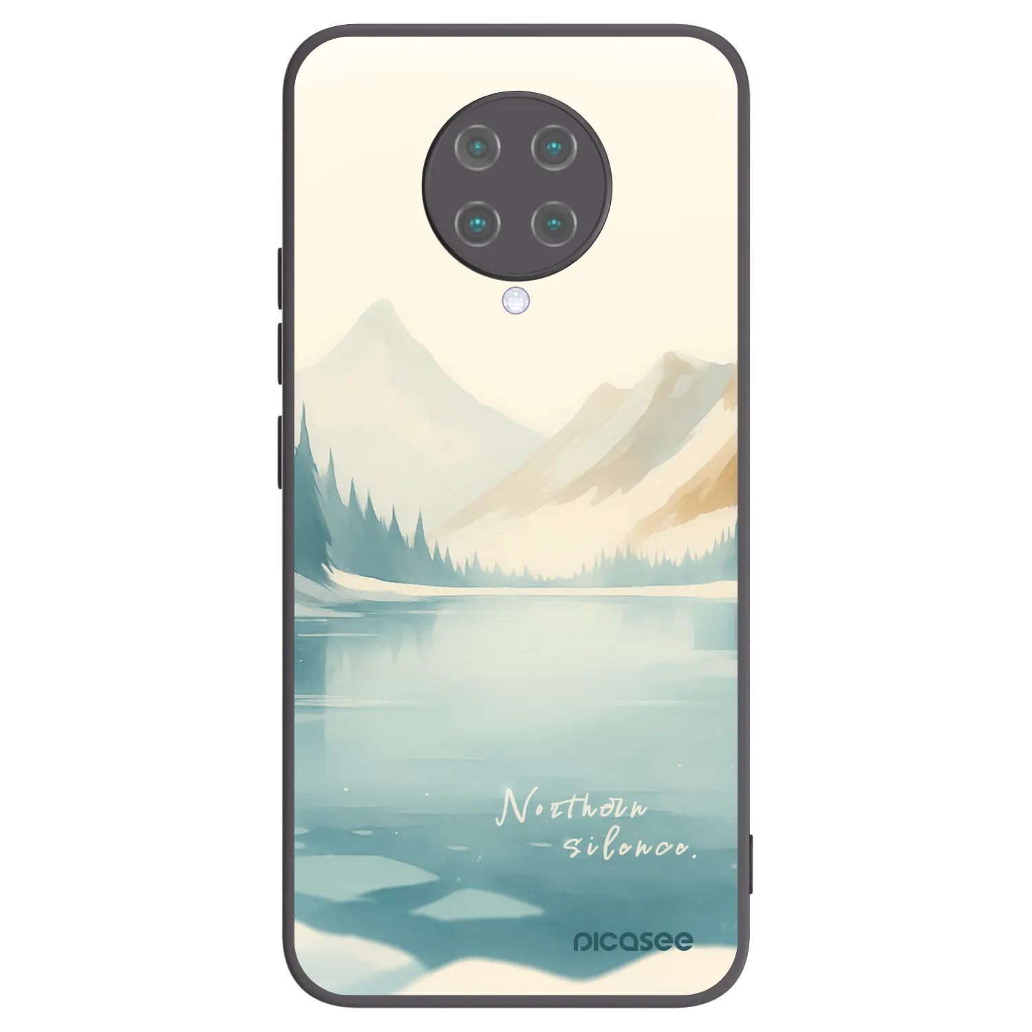Picasee silikonový černý obal pro Xiaomi Poco F2 Pro - NOTHERN SILENCE
