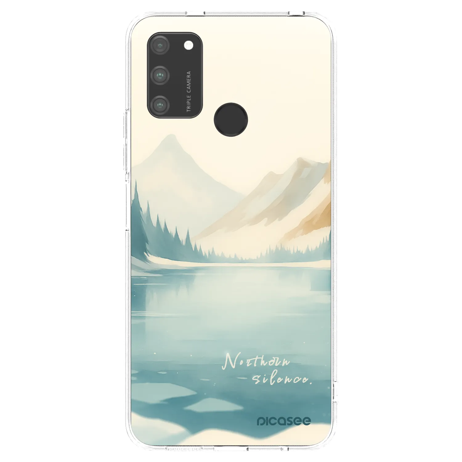 Picasee silikonový průhledný obal pro Honor 9A - NOTHERN SILENCE