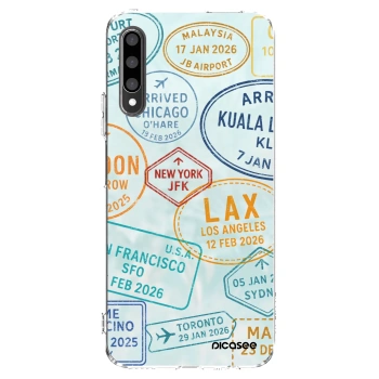 Picasee silikonový průhledný obal pro Honor 9X Pro - PASSPORT EDITION