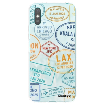 Picasee silikonový průhledný obal pro Xiaomi Redmi 9A - PASSPORT EDITION