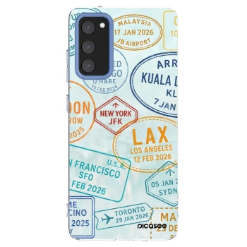 Picasee silikonový průhledný obal pro Samsung Galaxy S20 FE - PASSPORT EDITION