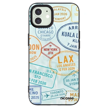 Picasee silikonový černý obal pro Apple iPhone 12 - PASSPORT EDITION