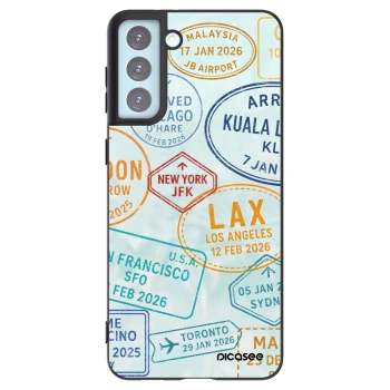 Picasee silikonový černý obal pro Samsung Galaxy S21+ 5G G996F - PASSPORT EDITION