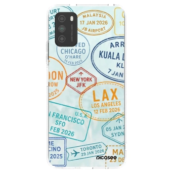 Picasee silikonový průhledný obal pro Xiaomi Poco M3 - PASSPORT EDITION