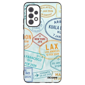 Picasee silikonový černý obal pro Samsung Galaxy A32 5G A326B - PASSPORT EDITION