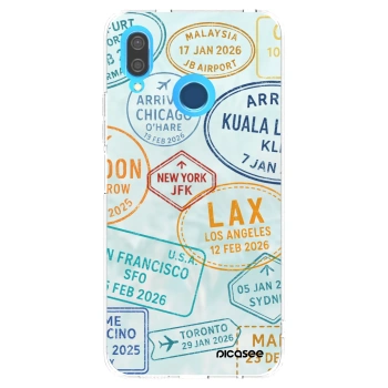 Picasee silikonový průhledný obal pro Huawei P20 Lite - PASSPORT EDITION