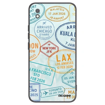 Picasee silikonový černý obal pro Xiaomi Redmi 9AT - PASSPORT EDITION