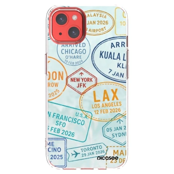Picasee silikonový průhledný obal pro Apple iPhone 13 - PASSPORT EDITION