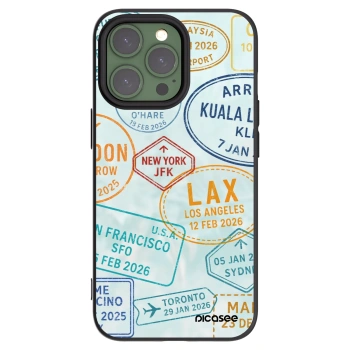 Picasee silikonový černý obal pro Apple iPhone 13 Pro - PASSPORT EDITION