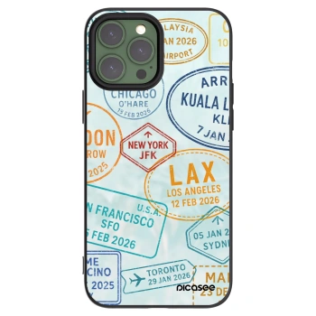 Picasee silikonový černý obal pro Apple iPhone 13 Pro Max - PASSPORT EDITION
