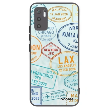 Picasee silikonový černý obal pro Xiaomi Redmi Note 10 5G - PASSPORT EDITION
