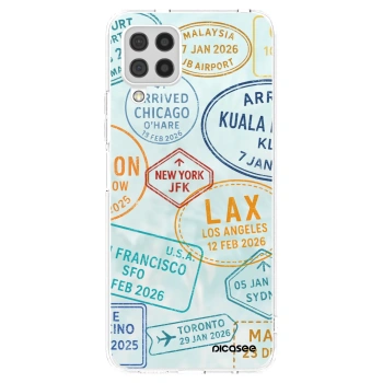 Picasee silikonový průhledný obal pro Samsung Galaxy A22 A225F 4G - PASSPORT EDITION