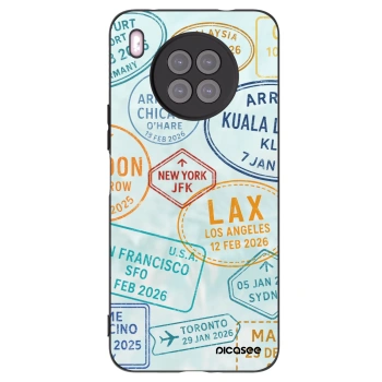 Picasee silikonový černý obal pro Huawei Nova 8i - PASSPORT EDITION