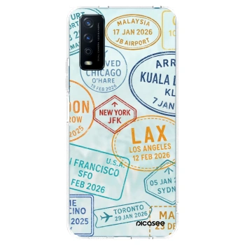 Picasee silikonový průhledný obal pro Vivo Y11s - PASSPORT EDITION