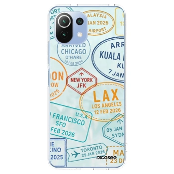 Picasee silikonový průhledný obal pro Xiaomi 11 Lite 5G NE - PASSPORT EDITION