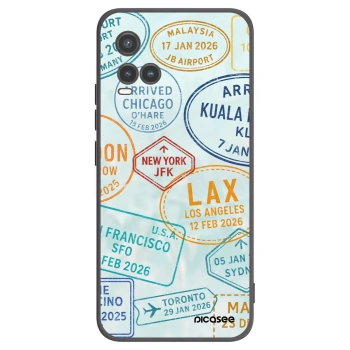 Picasee silikonový černý obal pro Vivo Y33s - PASSPORT EDITION