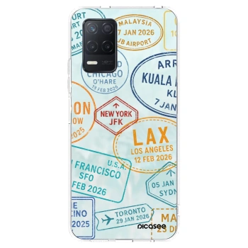 Picasee silikonový průhledný obal pro Realme 8 5G - PASSPORT EDITION
