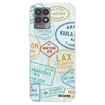Picasee silikonový průhledný obal pro Realme 8i - PASSPORT EDITION