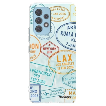 Picasee silikonový průhledný obal pro Samsung Galaxy A53 5G A536 - PASSPORT EDITION