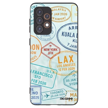 Picasee silikonový černý obal pro Samsung Galaxy A33 5G A336 - PASSPORT EDITION