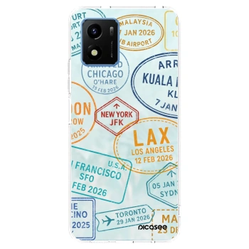 Picasee silikonový průhledný obal pro Vivo Y01 - PASSPORT EDITION