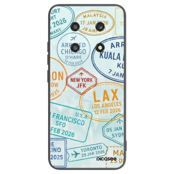 Picasee silikonový černý obal pro Honor Magic4 Lite 5G - PASSPORT EDITION