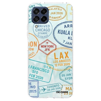 Picasee silikonový průhledný obal pro Samsung Galaxy M53 5G - PASSPORT EDITION